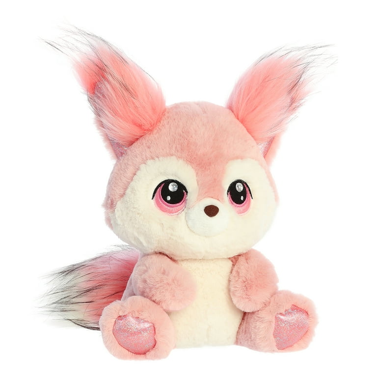 Pink fox stuffed animal on sale