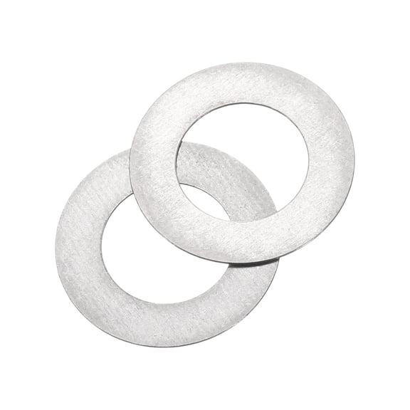120Pcs 304 Stainless Steel Flat Washers, M8x14x0.1mm Ultra Thin Flat Spacers