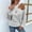 Gray, variant on Patlollav Womens Tops Sexy Fashion Soild Long Sleeve Pullover Round-Neck Sweater