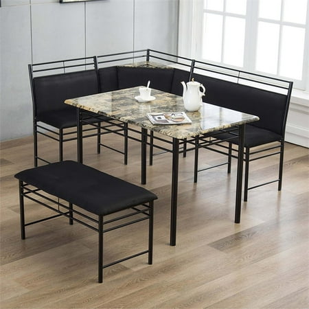 Gareth Breakfast Nook Dining L Chair Bench