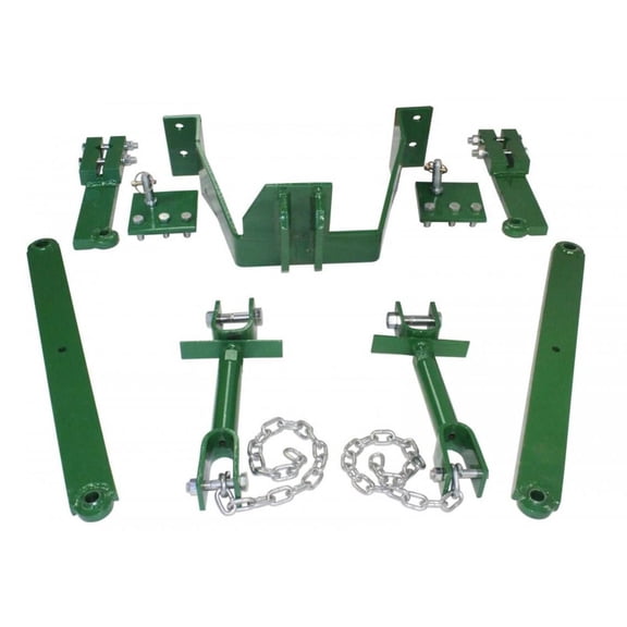 Titan Attachments 3 Point Hitch Bolt-On Conversion Kit, Heavy Duty, 177 lbs, Steel, Class I