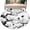 White Black, variant on Chinese Painting Round Area Rug 3Ft Washable Small Circle Rugs for Kitchen Entryway, Traditional Culture Cool Bird Tree Branch Non-Slip Carpet Floor Mats Indoor Outdoor Carpet Runner Home Decor
