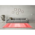 thumbnail image 3 of Ahgly Company Machine Washable Indoor Rectangle Abstract Red Modern Area Rugs, 8' x 10', 3 of 4