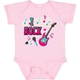 thumbnail image 3 of Inktastic I Rock with Guitar Microphone and Music Notes Boys or Girls Baby Bodysuit, 3 of 5