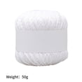 thumbnail image 4 of Chok Knitting Thread Cotton Crochet Yarn Tapestry Weave Line DIY Accessory white, 4 of 8