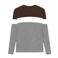 thumbnail image 5 of KyCheLot Boys Long Sleeve Tshirts Comfort Casual Color Block Crewneck Loose Lightweight Tees for School Daily 3-14 Years, 5 of 7