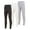 Heather Grey/Charcoal/Acru, variant on Mens Thermal Long John Pants - Thermal Bottom Base Layer for Tshirts & Jackets - Lightweight Thermal Underwear Mens - Sizes up to 3X- Pack of 3