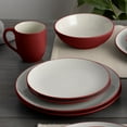 Noritake Colorwave Raspberry 16-Piece Coupe Dinnerware Set, Service for ...