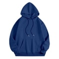 thumbnail image 5 of Fshinging Women's Fashion Hoodies & Sweatshirts Letter Shark Print Long Sleeve Drawstring With Pockets Solid Color Fall Clothes, 5 of 6