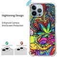 thumbnail image 4 of Colorful Art Case Compatible with iPhone 12 Pro,Unique Art Design TPU Shock-proof Full Cover, 4 of 6