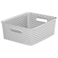 thumbnail image 2 of Curver Nestable Rattan Effect Basket, 2 of 3