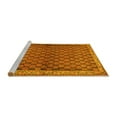 thumbnail image 2 of Ahgly Company Machine Washable Indoor Rectangle Persian Yellow Traditional Area Rugs, 7' x 10', 2 of 4