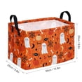 thumbnail image 3 of Halloween Rectangle Storage Basket with Handles,Collapsible Storage Bin,ks Box,Gift Basket G, 3 of 8