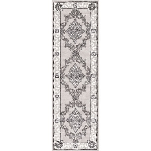 Well Woven Ash Yonderhill Traditional Gray Indoor Area Rug