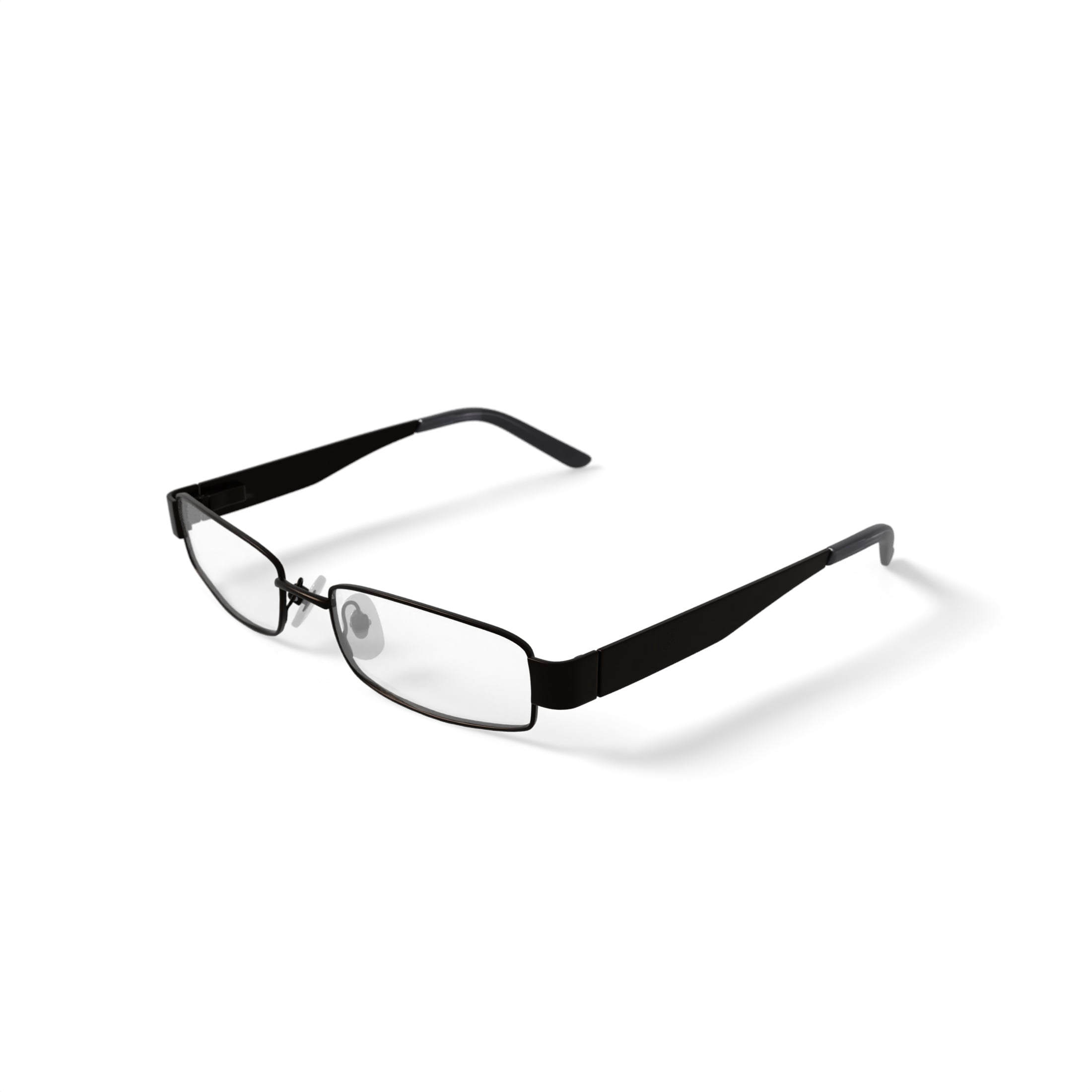 Walmart Men's FM9189 Rectangular Prescription Eyeglasses with Case, Matte Gunmetal