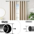thumbnail image 2 of WIDYANA Silver Curtain Rods for Window 30 to 48 inches Adjustable 1 inch Diameter with Brackets, 2 of 7