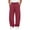 Wine, variant on Inleife Men's Baggy Barrel Leg Sweatpants Solid Color Drawstring Wide Leg Joggers with Pockets Casual Loose Fit Trousers