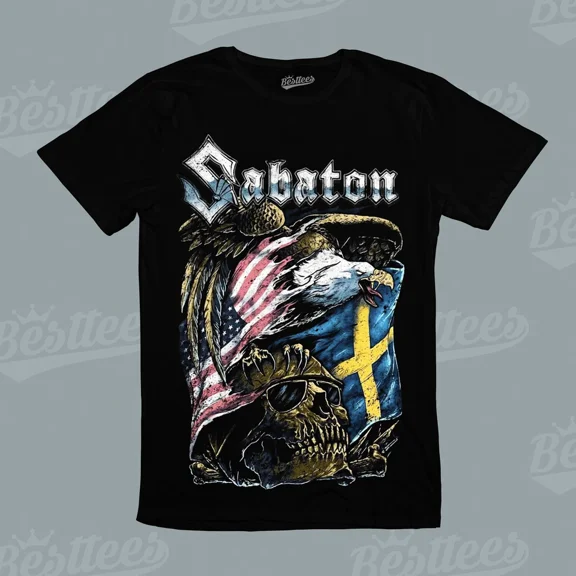 RARE Men/ Women/Kids Swedish Band Sabaton History Metal Band American Eagle T-Shirt