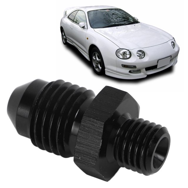 Adaptador de Ajuste de Enfriador de Aceite, Ajuste de Manguera de Enfriador de Alta Fiabilidad 1 Par ProncTico Negro Proncico para Automóvil