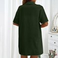 thumbnail image 4 of Yubnlvae Cardigan Décontracté Mode Gris Foncé Manches Courtes Shorts Ensemble 2 Pcs Femme Été, m, 4 of 6