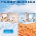 thumbnail image 4 of 18000 BTU Mini Split AC/Heating System, 19 SEER2 Inverter 6-in-1 Split System Air Conditioners, Ductless Heat Pump Wall Mount AC Unit Cool Up to 1250 Sq. Ft, Installation Kits, 230V, 4 of 8