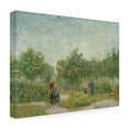 thumbnail image 4 of Van Gogh 'Garden In Montmarte With Lovers' Canvas Art, 4 of 4