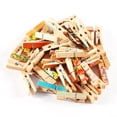 thumbnail image 2 of 50 Uds Mini Lindos Clips de Madera Pintados Pinzas de Papel Fotos de Ropa Clips para Manualidades Ideales para Fiestas Manualidades y Regalos ANGGREK  Otros, 2 of 8