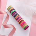 thumbnail image 4 of 100 PCS Niñas No-Dam Hairband Elásticos para el cabello - Negro, Tiny Ponytail Holder Rope, Colores mezclados Soft Headband Accessories, Mini Seamless Toddler Hair Bands,Black,3 cm Vhermosa CZMR-ZC248, 4 of 7
