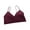 Burgundy, variant on Seamless Bras for Women No Underwire One Piece Everyday Underwear Wrap Chest Bras Beige