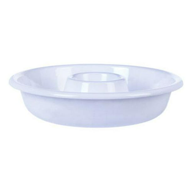 Arrow Plastic 27808 Chip And Dip Tray, White