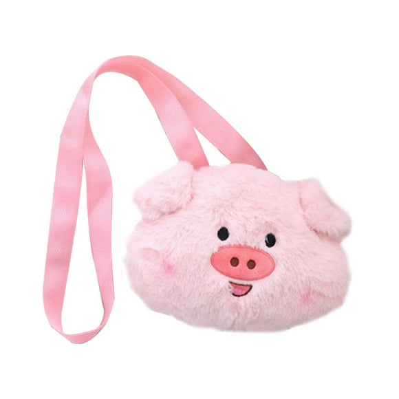 Miangastore Cartoon Pig Bag Women Lovely Piggy Bag Female Fashion Messenger Bag (Pink)