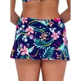 thumbnail image 2 of Printed Sporty Skirted Bikini Bottom Swimsuit, 2 of 6