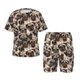 thumbnail image 1 of Balery Pug Conjunto de Pijama Infantil de Manga Corta con Estampado – Ropa de Dormir de Algodón Suave-4X-Large, 1 of 6