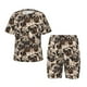 thumbnail image 1 of Balery Pug Conjunto de Pijama Infantil de Manga Corta con Estampado – Ropa de Dormir de Algodón Suave-Large, 1 of 6