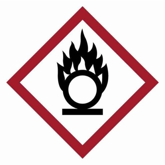 Brady Label,GHS Oxidizing,Vinyl,4/Sheet 118829