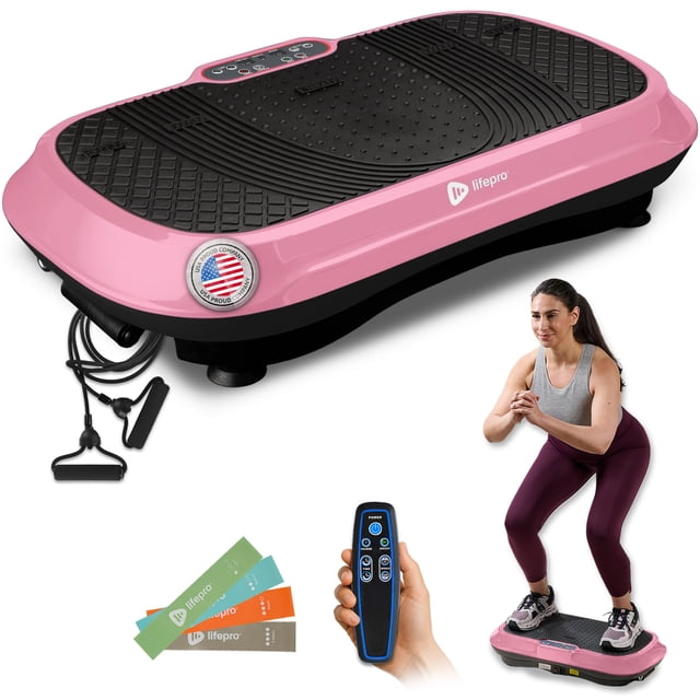 Máquina de ejercicios con placa vibratoria LifePro Waver y accesorios