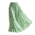 thumbnail image 4 of Striped Maxi Skirts for Women Flowy Loose Fit Elastic Waist A-Line Long Skirts Summer Casual Beach Vacation Skirts, XL, 4 of 5
