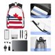 thumbnail image 4 of Easygdp USA Canada Flag Mochila Casual para Portátil, Mochila para Escuela, Viajes, Negocios, 4 of 6