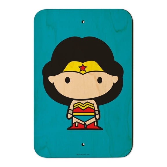 Wonder Woman Cute Chibi Character Home Business Office Sign