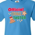 thumbnail image 4 of Inktastic Christmas Official Cookie Taster with Bell and Star Cookie Youth T-Shirt, 4 of 5