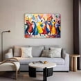 thumbnail image 5 of Abstract Art Modern Decorative Painting Women Dancing Framed Canvas Poster Bedroom Decor Sports Landscape Office Room Decor Gift,Frame-style,12x18inch(30x45cm), 5 of 8