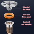 thumbnail image 5 of Universal Bathroom Drain Odor Blockers Anti-Odor Floor Drain Trap Plastic Drain Odor Stopper Effective for Bathrooms, 5 of 16