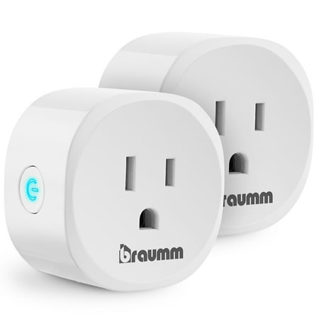 Braumm P11 WiFi Smart Plug, ETL Listed 10A 1200W Wireless Mini Remote App Control Outlet Socket with Timer for lamps, lights, coffee makers, Compatible with Alexa and Google Assistant Voice (Best Camping List App)