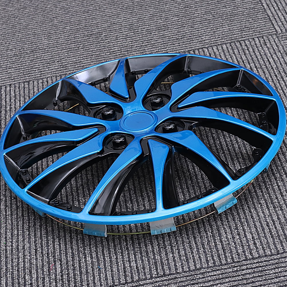 WORGEOUS 4 pcs  Performance Wheel Cover 14 inch Plastic Hub Wheel Caps Replacements