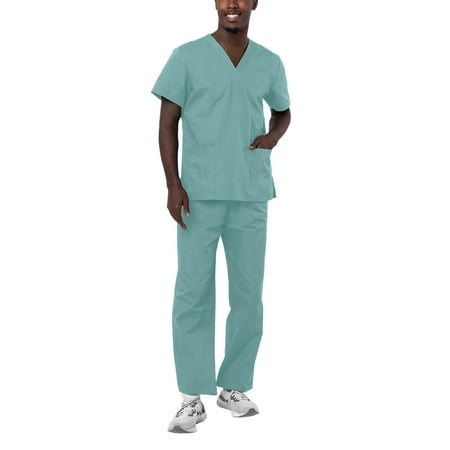 

Adar Universal Mens Scrubs - Unisex Drawstring Scrub Set