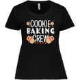 thumbnail image 3 of Inktastic Christmas Cookie Baking Crew with Oven Mitts Women's Plus Size T-Shirt, 3 of 5