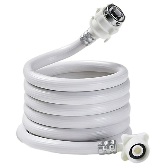 Washing Machine Inlet Hose 5 ft, Universal PVC Water Supply Line, Burst-Proof Reinforced Fill Hose with Metal Connector, Heavy Duty Extension Water Feed Hose for Automatic Washer, 1.5 m Length