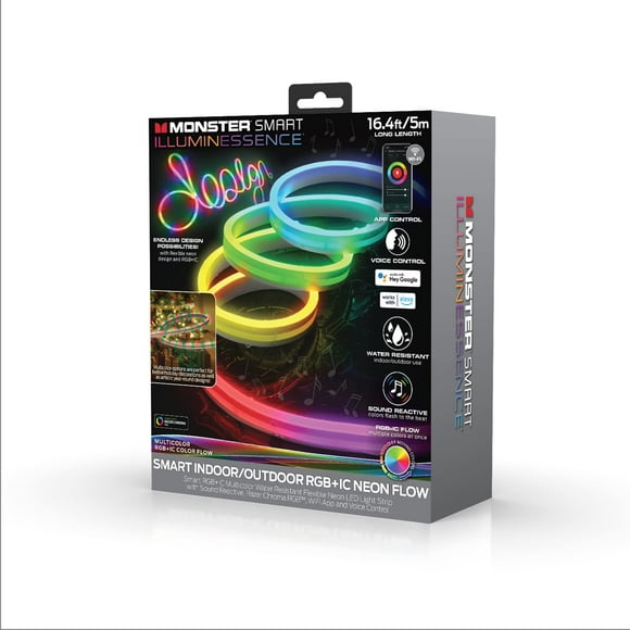 Tira de luces LED XTREME Neon Flow de 5 m resistente al agua con control de aplicaciones