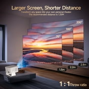 [900ANSI&Auto Focus] Magcubic 8K Support Native 1080P Full HD Projector, Auto Keystone Movie Projector with WiFi 6 & BT 5.4, Android 14 with Built-in Apps, Smart Projector for Home Theater HY350MAX