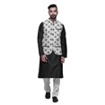thumbnail image 1 of Atasi Kurta Churidar Uni Pyjama et Ensemble de Veste Nehru Imprimée pour Tenue de Fête pour Hommes, 1 of 3